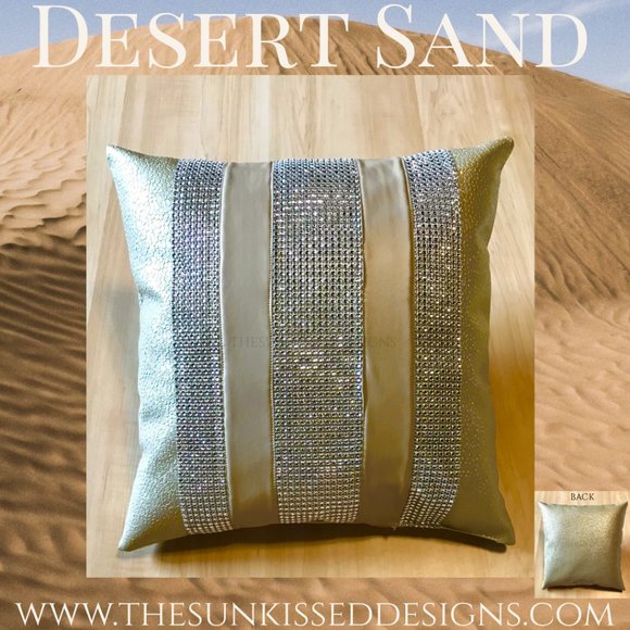Desert Sand Throw Pillow Set of 2 By~The Sun*Kissed Designs